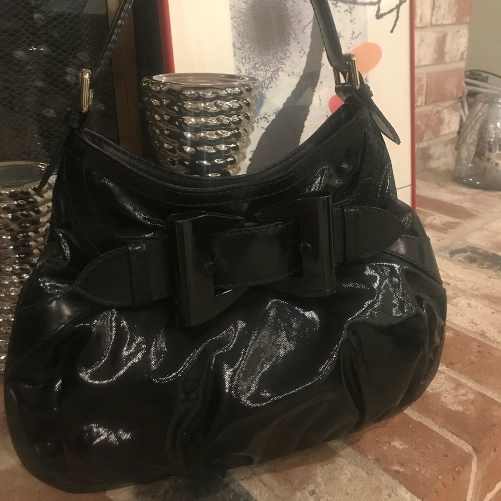 Gucci Queen Collection Black Dialux Fabric HoboBag
